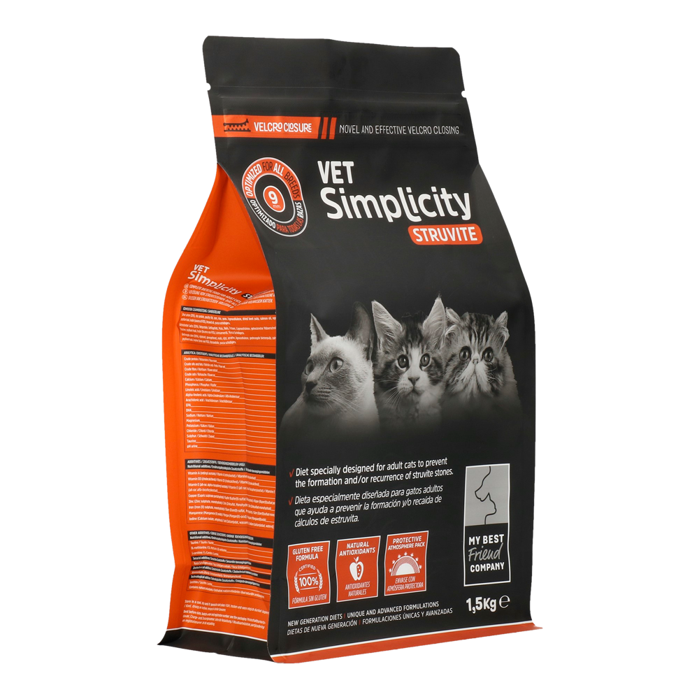 VetSimplicity CAT STRUVITE 4 x 1,5 kg