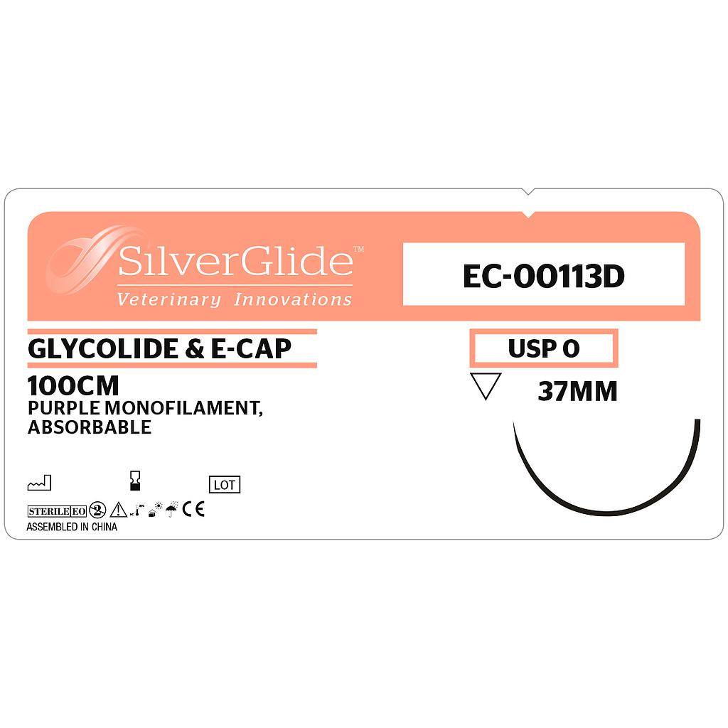 Sutur EC00113D Glycolide &amp; e-Cap 36 stk.