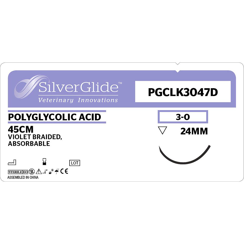Sutur PG-CLK-3047D Polyglycolic Acid 36 stk.