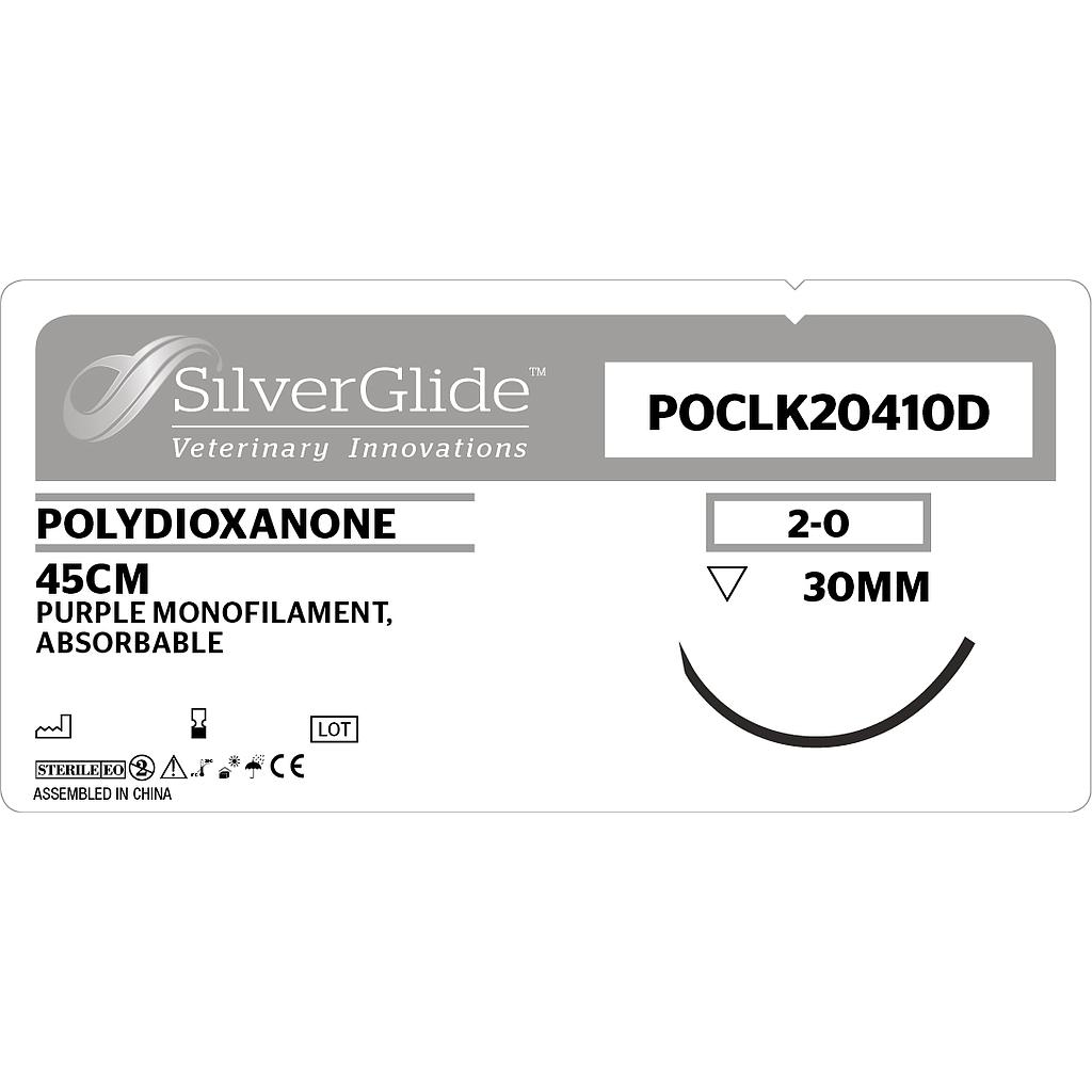 Sutur POCLK20410D Polydioxanone 36 stk.