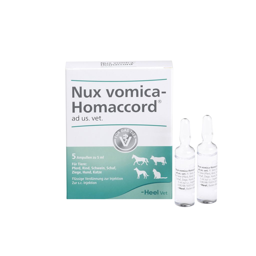 Nux Vomica-Homaccord ad us. vet 5 x 5 ml