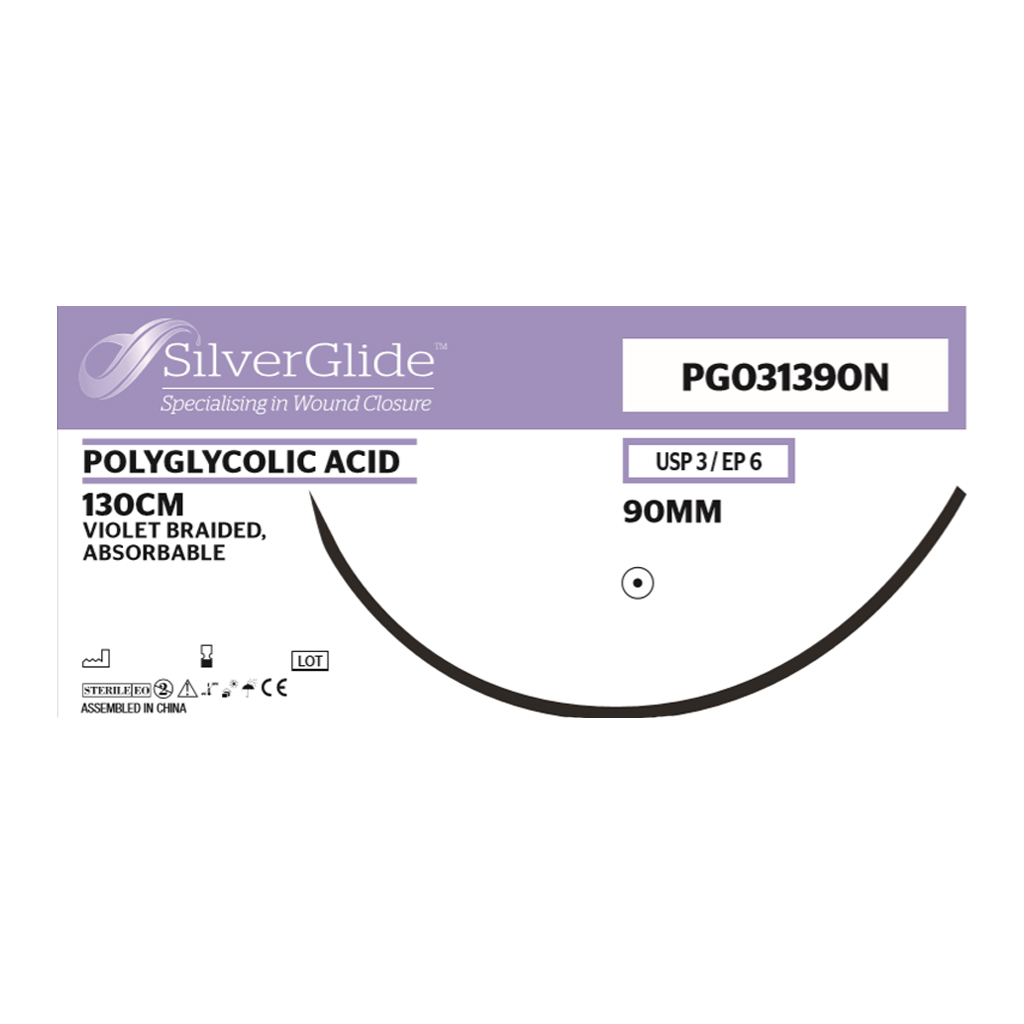 Sutur PG-031390N Polyglycolic Acid 12 stk
