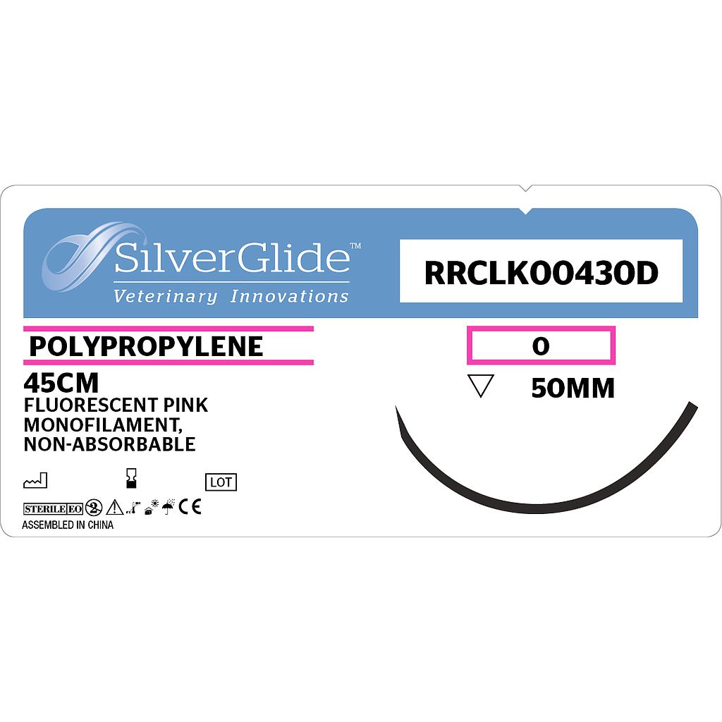 Sutur RR-CLK-00430D Pink Polypropylene 36 stk.