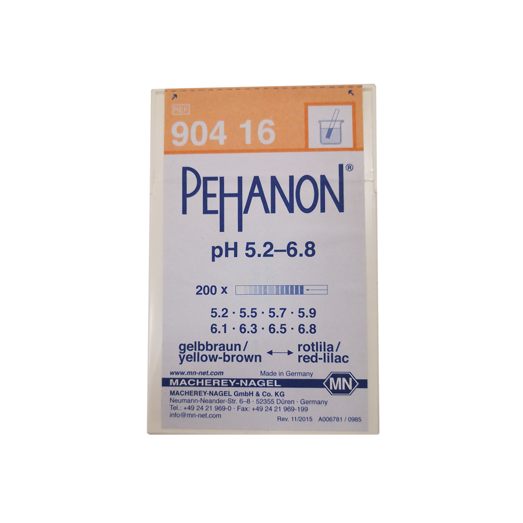 Pehanon pH 5,2-6,8 strips - 200 stk.