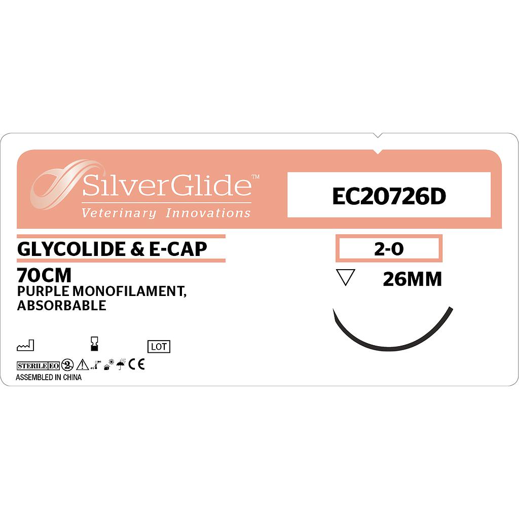 Sutur EC-20726D Glycolide &amp; e-Cap 36 stk.