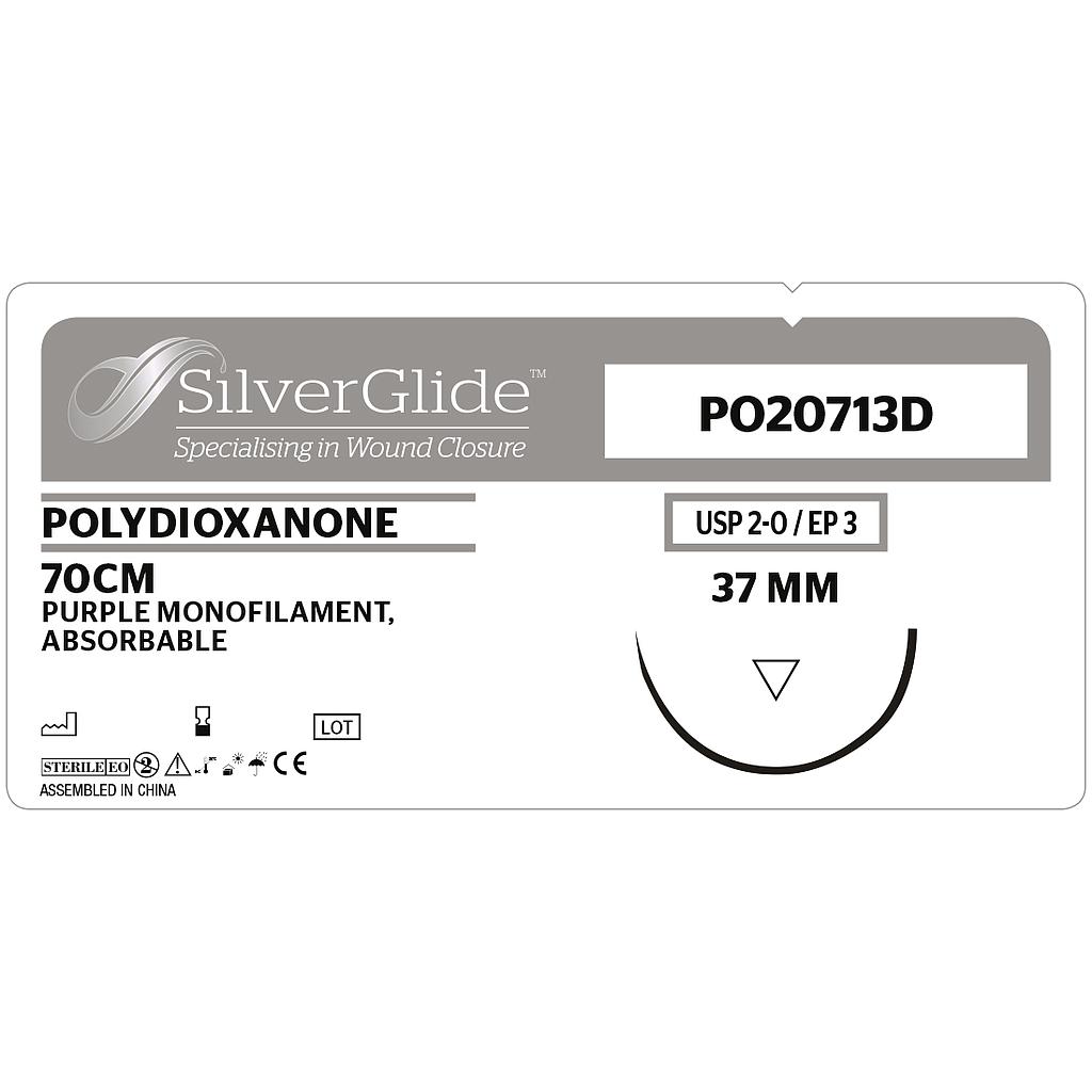Sutur PO20713D Polydioxanone 36 stk.