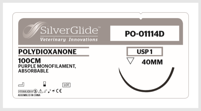 Sutur PO-01114D Polydioxanone 36 stk.