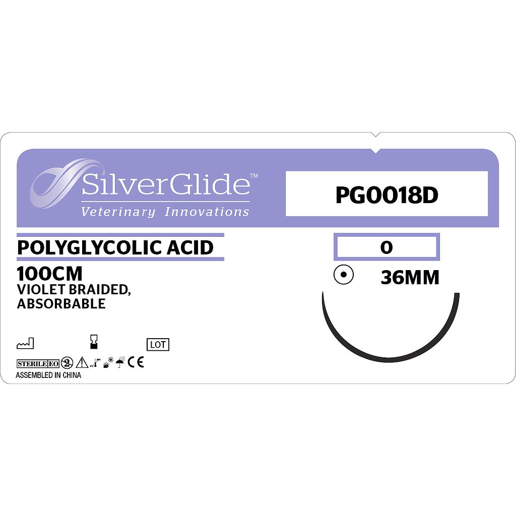 Sutur PG-0018D Polyglycolic Acid 36 stk.