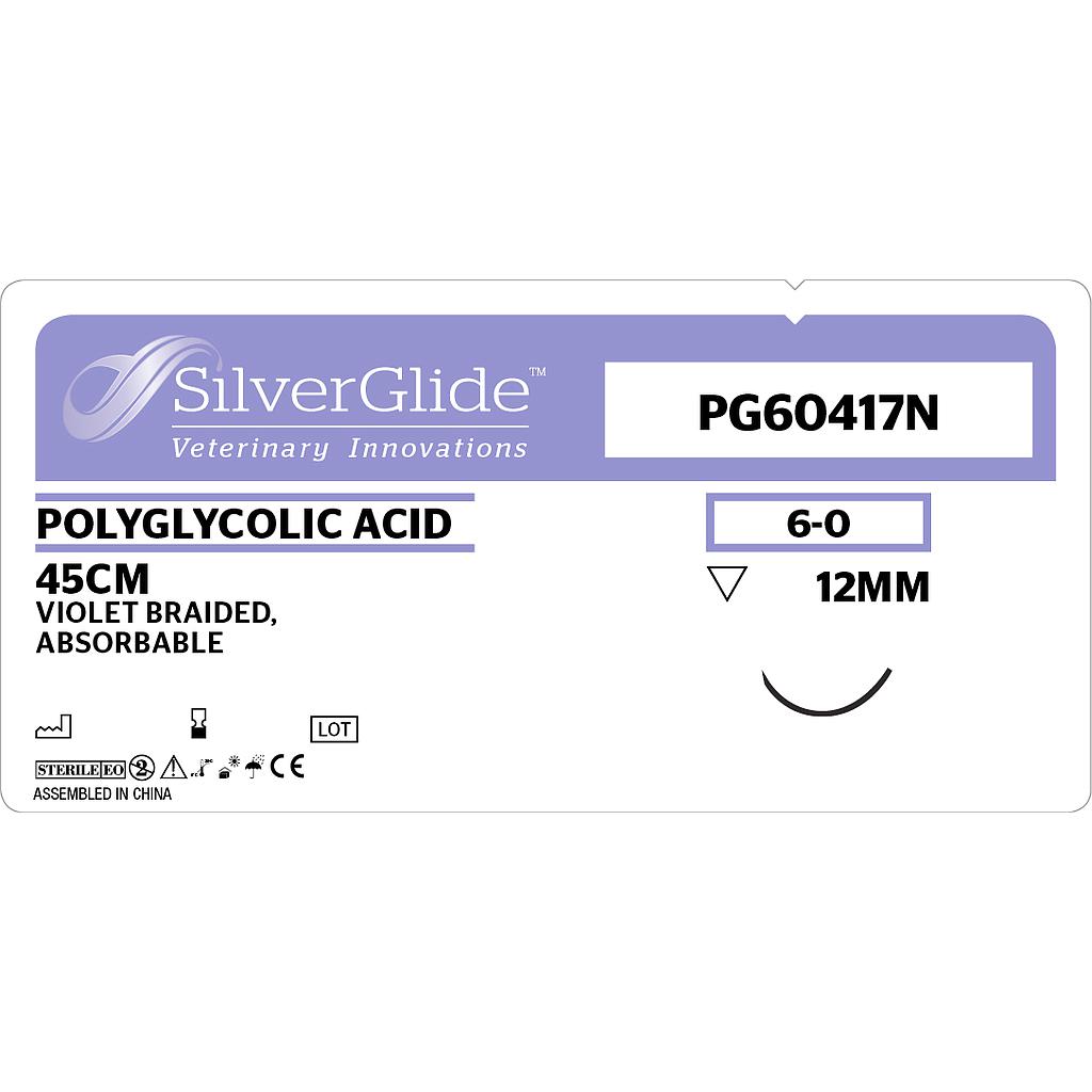 Sutur PG-60417N Polyglycolic Acid 12 stk.
