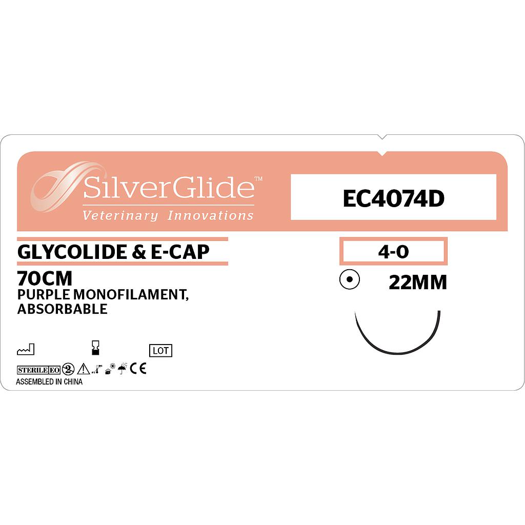 Sutur EC-4074D Glycolide &amp; e-Cap 36 stk.