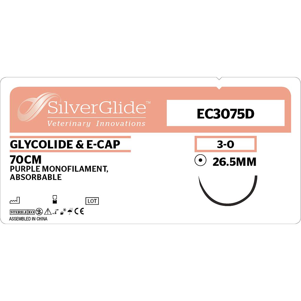 Sutur EC3075D Glycolide &amp; e-Cap 36 stk.