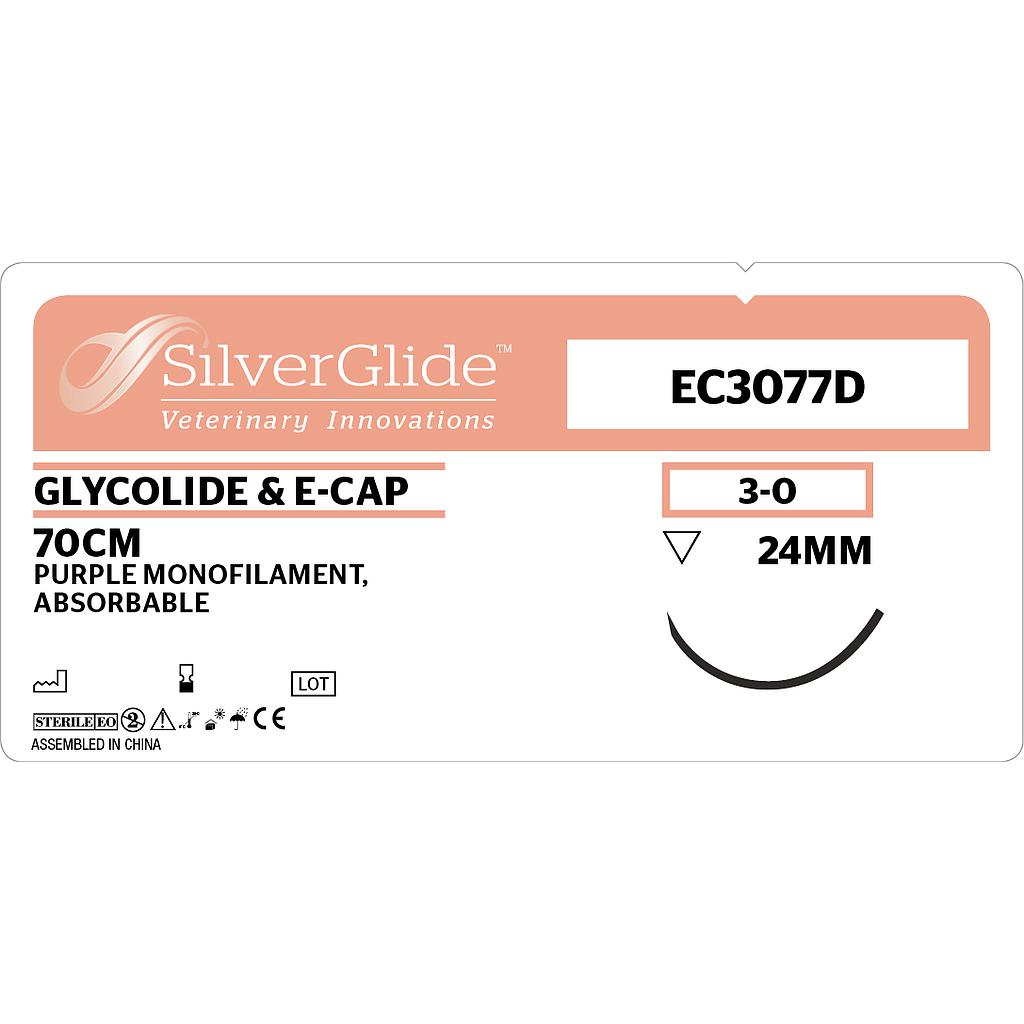 Sutur EC3077D Glycolide &amp; e-Cap 36 stk.